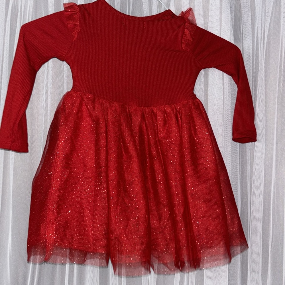 Gorgeous red and golds formal Christmas dress! - Picture 4 of 5